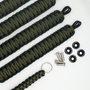 Paracord Grab Handle 4 Pack | Green and Black